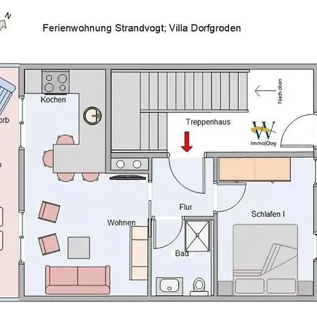 Strandvogt - Wunderschoene Ferienwohnung Mit Parkettboden Und Sonnenbalkon *